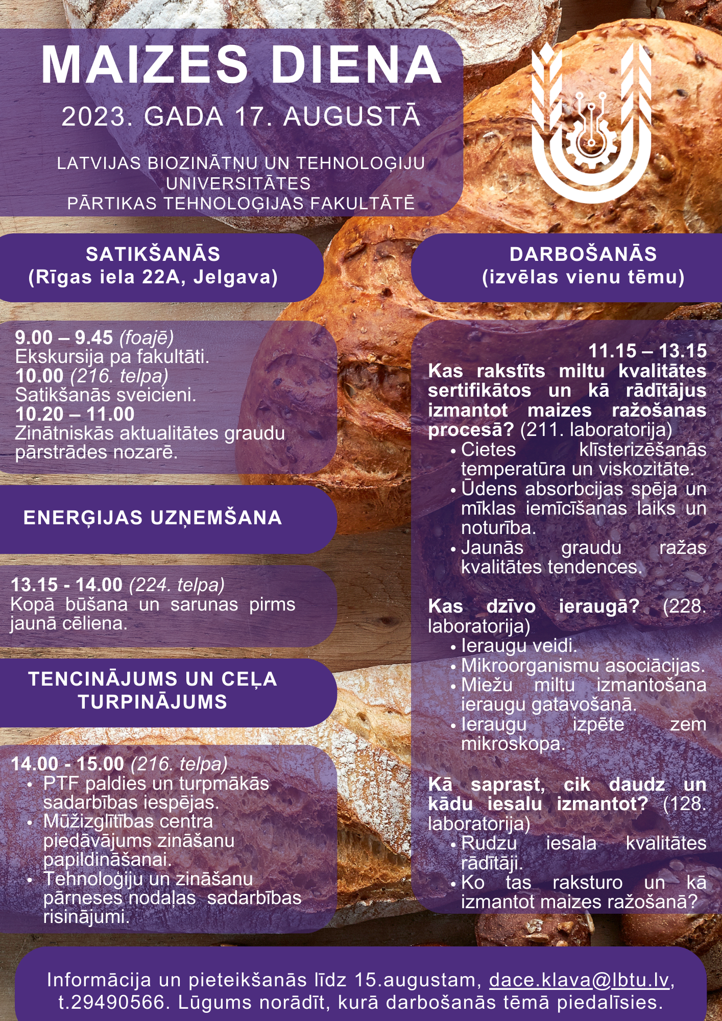 Maizes dienas programma