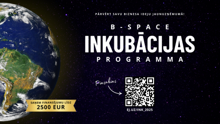 Sākusies pieteikšanās "B-Space" inkubācijas programmai