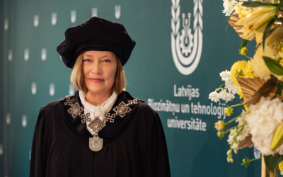 Svinīgā ceremonijā inaugurēta Latvijas Biozinātņu un tehnoloģiju universitātes rektore Irina Arhipova 